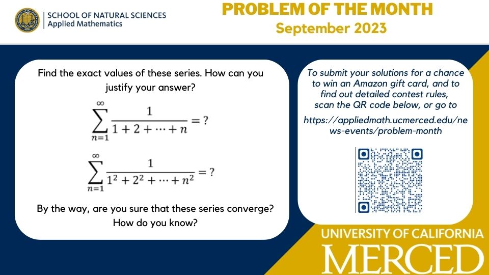 Problem of the Month | Applied Mathematics